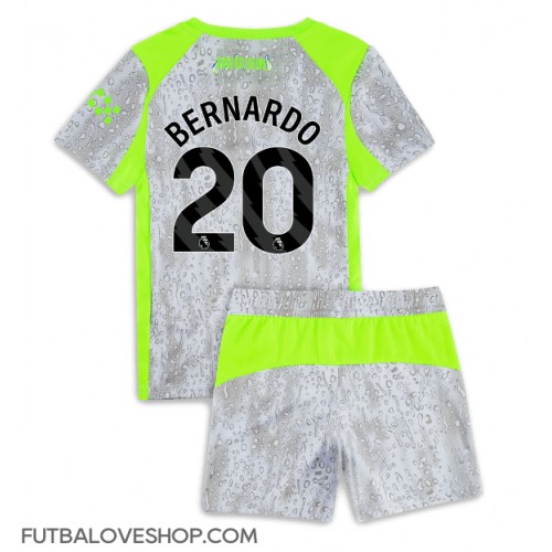 Dres Manchester City Bernardo Silva #20 Tretina pre deti 2025-26 Krátky Rukáv (+ trenírky)